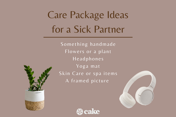 Care package items for a partner